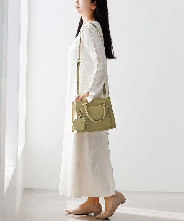 ACE BAGS & LUGGAGE Jewelna Rose ヴィクシー ハンドバッグ 16232 ジュエルナローズ グリーン