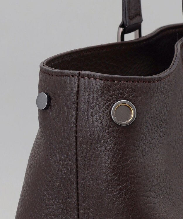 GOTAIRIKU 別注/日本製【PELLE MORBIDA×GOTAIRIKU】レザー トートバッグ ダークブラウン系