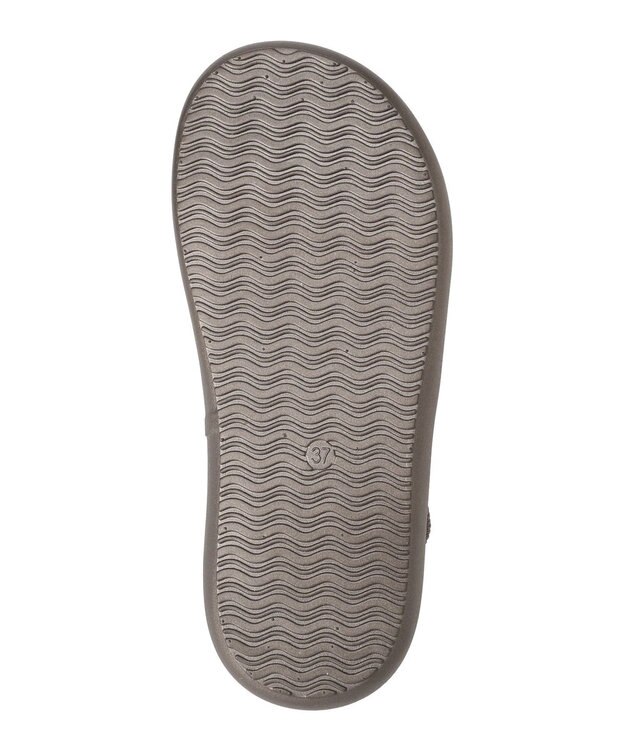 earth music&ecology ギャザークロスサンダル Bronze