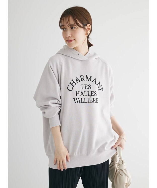 Green Parks 裏起毛裏毛パーカー Light Gray