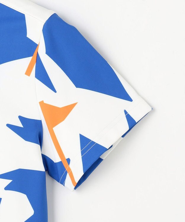 PW CIRCULUS 【WOMEN】ＤＯＶＥ柄モックネック ゴルフウェア レディース スカイブルー系5