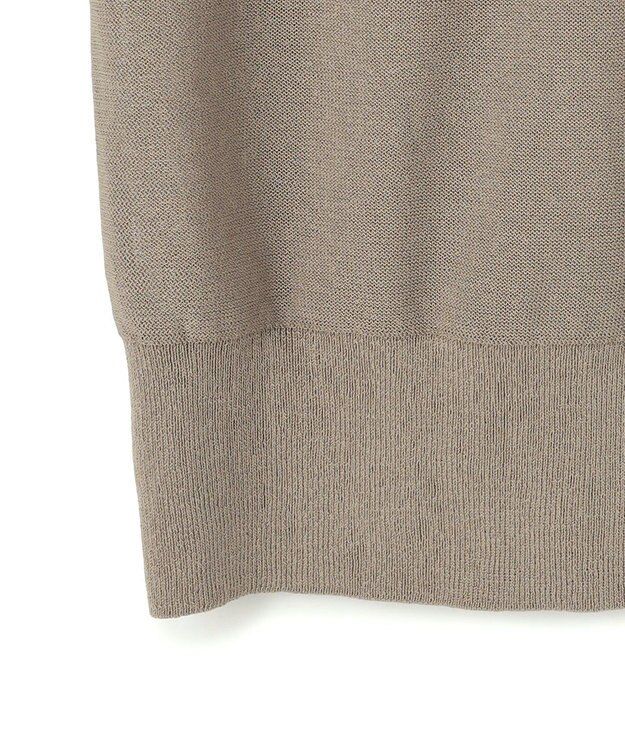 ICB 【洗える】 レースパターン ニット クリームブラウン系