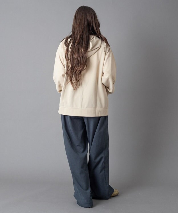 WEGO 【ユニセックス着用ITEM】アンサンブルZIPパーカー（LS） ライトベージュ