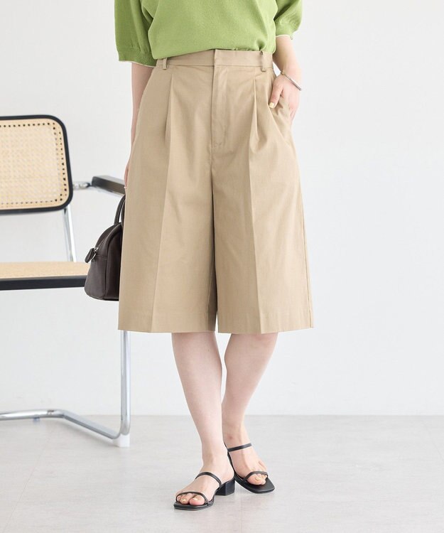 earth music&ecology チノバミューダパンツ Beige