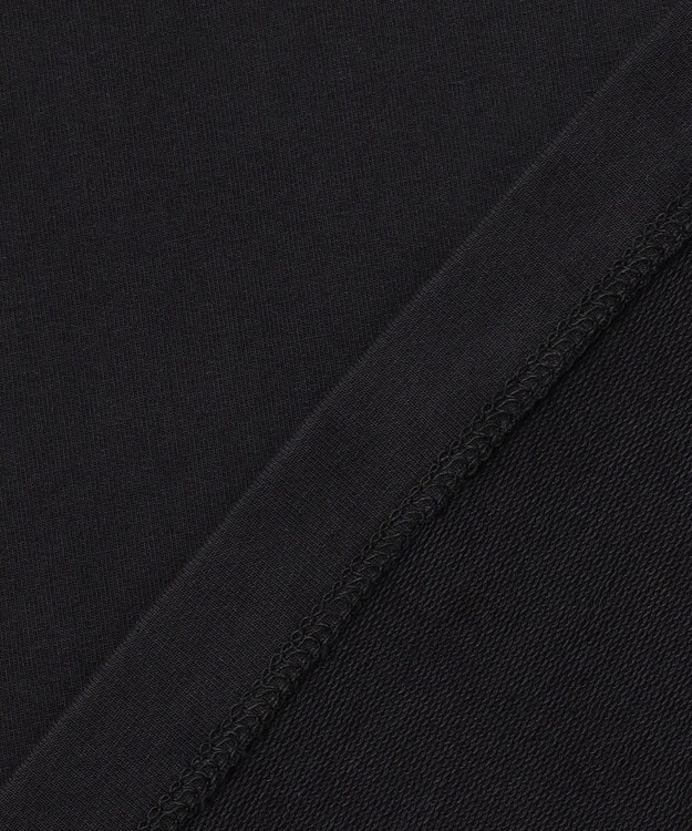 組曲 S 【2WAY】レース襟フレンチテリー カットソー ブラック系