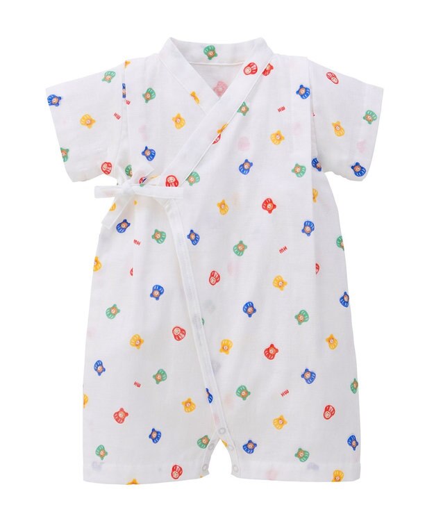 MIKI HOUSE HOT BISCUITS 【ミキハウス】【50-80cm】甚平オール マルチカラー