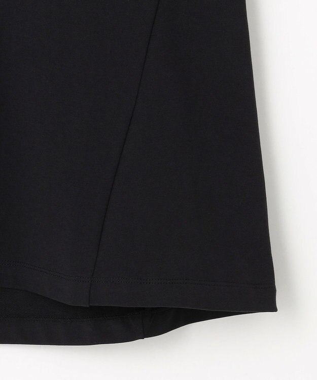 組曲 S 【2WAY】レース襟フレンチテリー カットソー ブラック系