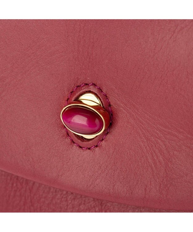 UNBILLION ペルケ perche ジェムストーンヒネリモバイルショルダー ピンク