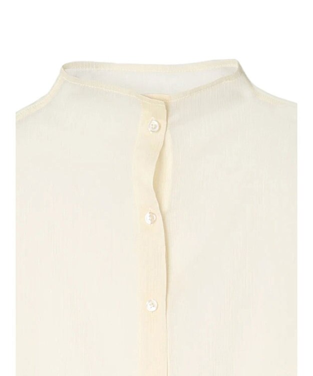 earth music&ecology シアーハイネックシャツ Yellow