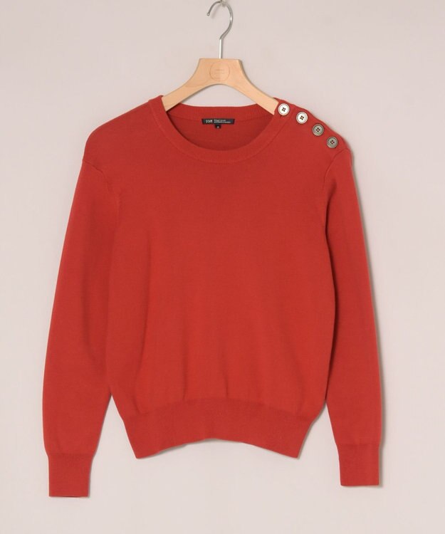 ショッピング様 おまとめ 23区L ニット セール】 【23区×Oggiコラボ】フレアサテンコンビ ラメニット