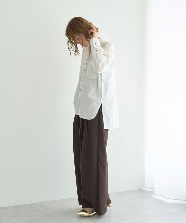 YECCA VECCA ロングシャツ Off White