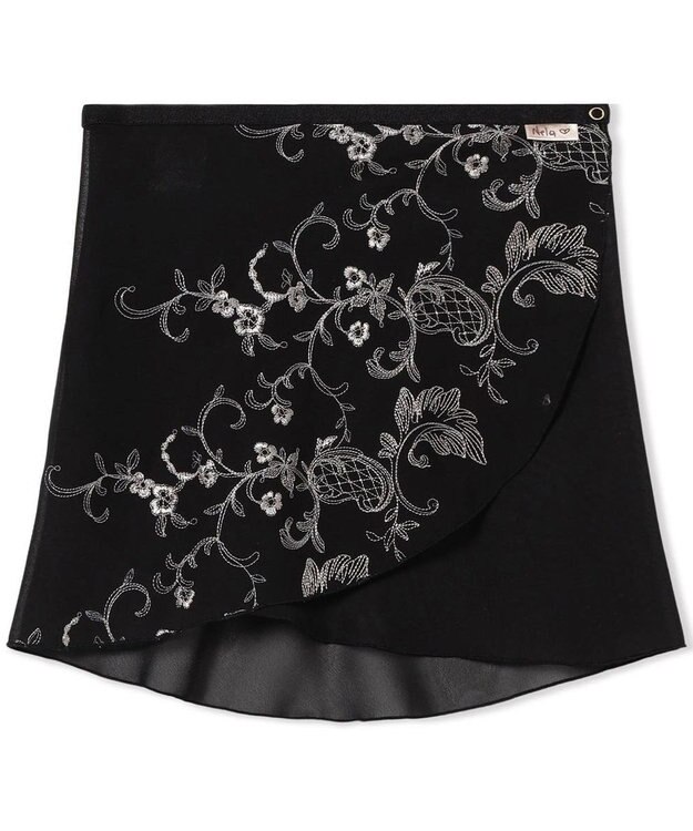 Chacott 【Nela ライン】ジュニア スカート ブラック