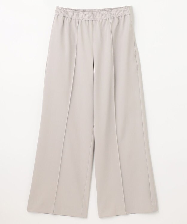 ANY 【洗濯機可・ウエストゴム】楽映えワイドパンツ サンドベージュ