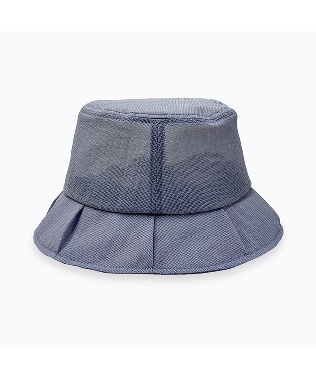 林八百吉商店 un chapeau　フリルハット アイスグレー
