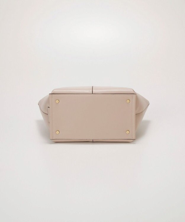 TOPKAPI 【TREASURE TOPKAPI】スムースレザー ダブルハンドル トートバッグ アイボリー