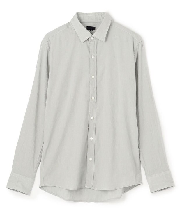 JOSEPH HOMME 【LEON 掲載】リネンストレッチブロード レギュラーカラーシャツ スカイブルー系