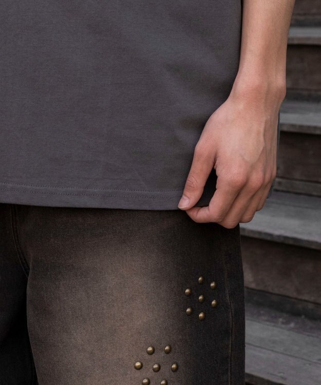 WEGO 【ユニセックス着用ITEM/MLサイズ展開】ヴィンテージライクグラフィックノースリーブ 柄4