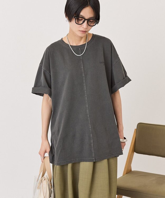 AMERICAN HOLIC バックロゴルーズＴシャツ Charcoal Gray