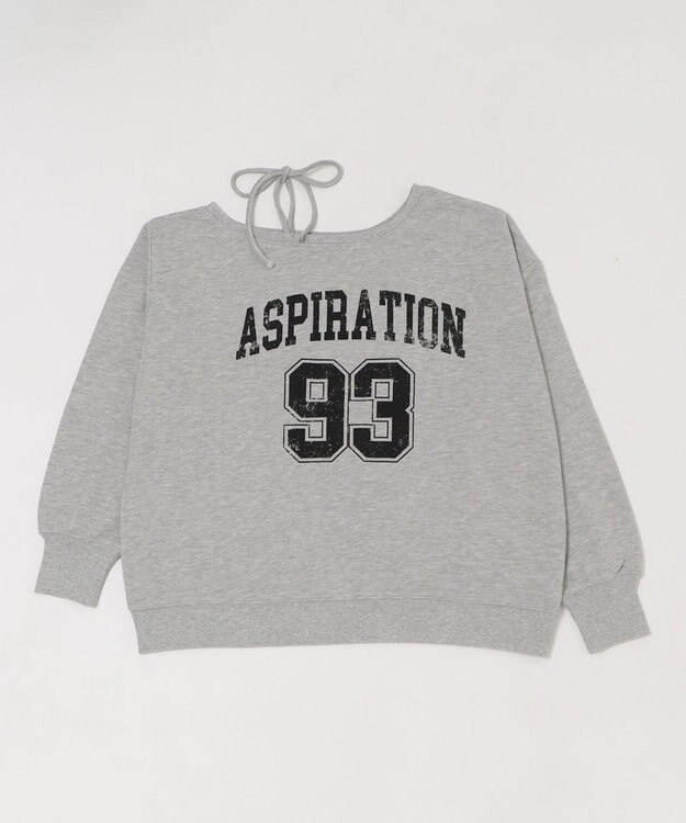 WEGO 【25年秋冬新作】2WAYグラフィックワンショルBIGスウェット 柄7