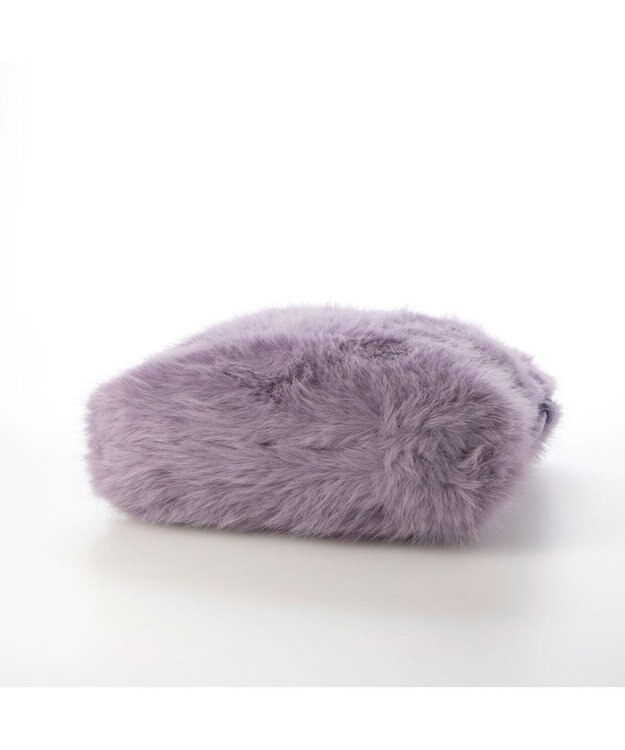 UNBILLION カシュカシュ cachecache / エコファーシンプルショルダートートバッグ ラベンダー