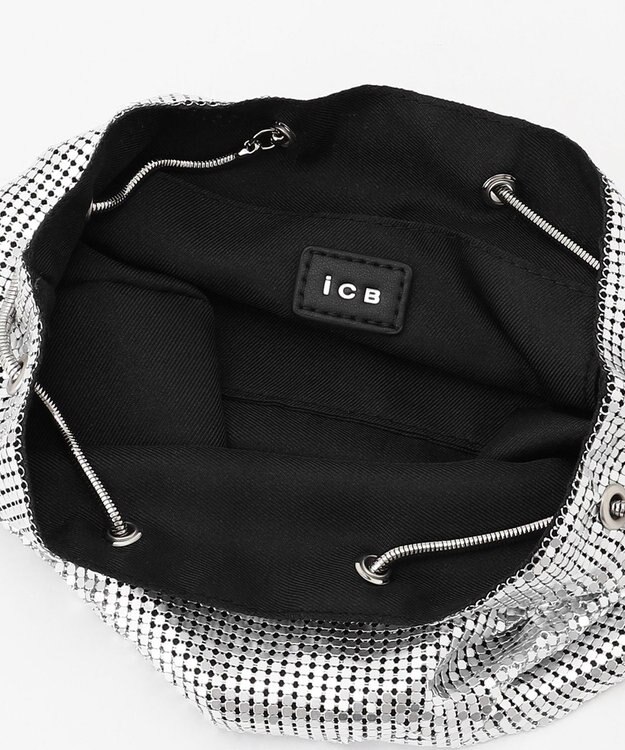 ICB 【CLASSY.1月号掲載】2WAY キラキラバッグ シルバー系