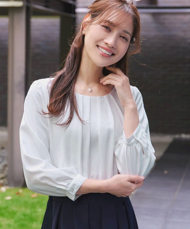 Tiaclasse 【ダブルクロス】シフォンドッキングワンピース ネイビー