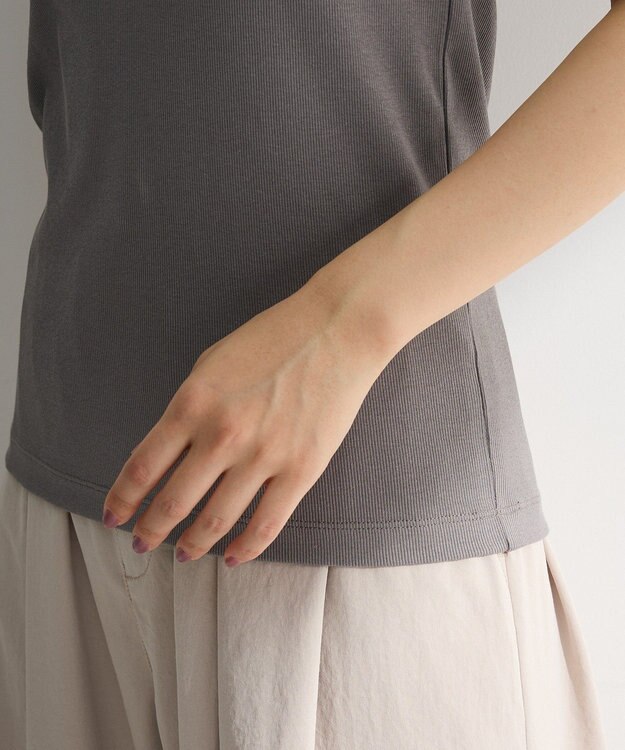 Green Parks 機能付テレコリブタンクトップ Gray