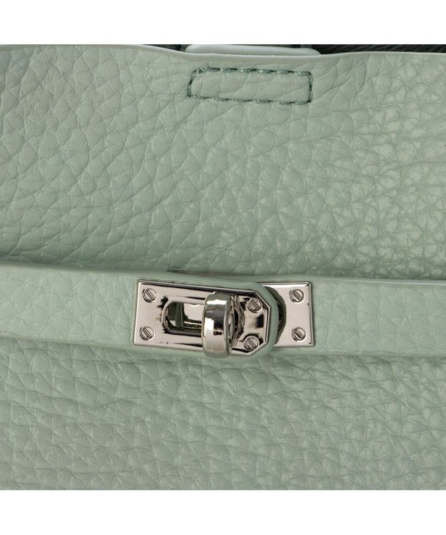 UNBILLION カシュカシュ cachechche / ヒネリ金具ベルトシボミニバッグ グリーン