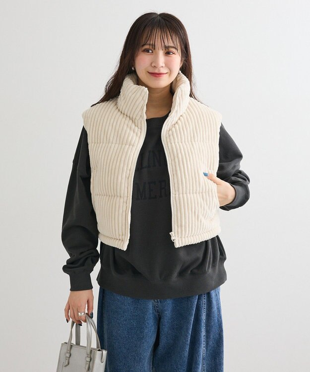 Green Parks ・ｓｗｉｎｇ　ｂｙ　ワイドコールベスト Off White