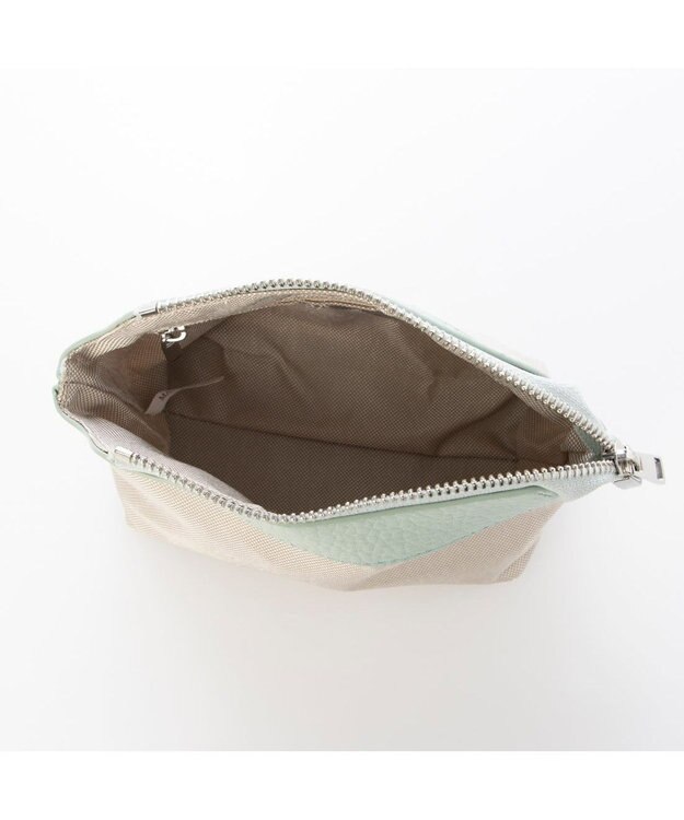 UNBILLION カシュカシュ cachechche / ヒネリ金具ベルトシボミニバッグ グリーン