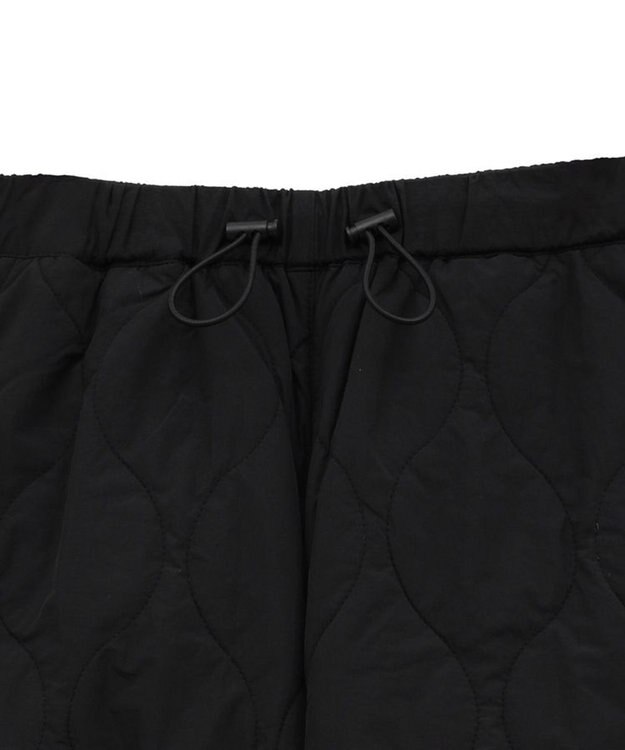 Green Parks キルティングカーブパンツ Black