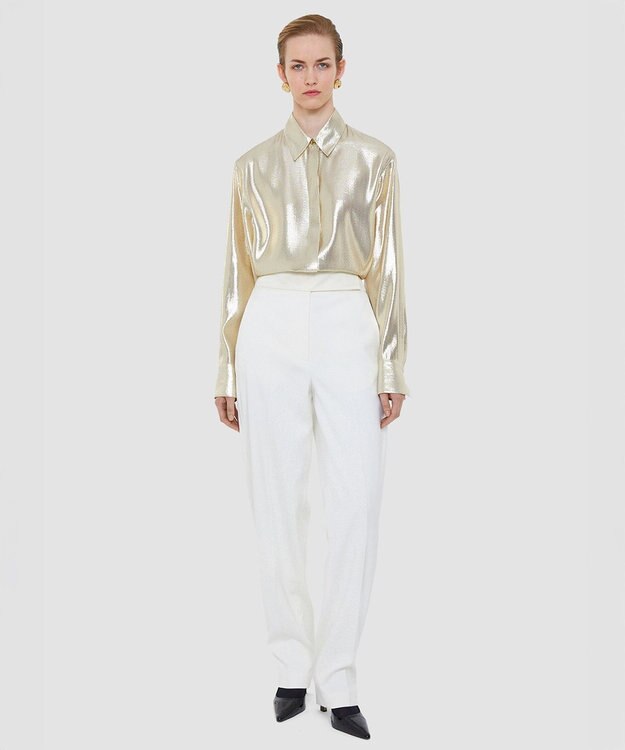 JOSEPH ラメ　ブラウス Gilt