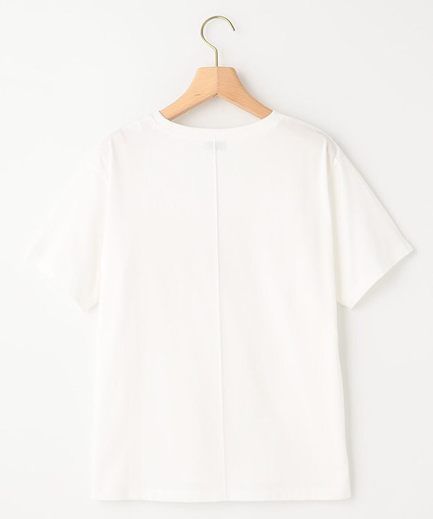 組曲 フロッキーロゴＴシャツ アイボリー系