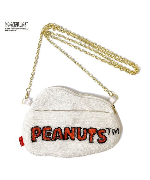 ROOTOTE 8391【スヌーピー】IP.ベビールー.ビーズ.ピーナッツ-9M 01：ホワイト