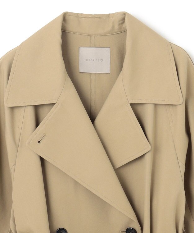 UNFILO ロングトレンチコート キャメル