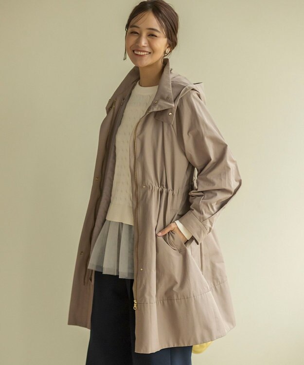 組曲 【WEB限定】中綿ライナー付きモッズ コート モカブラウン系