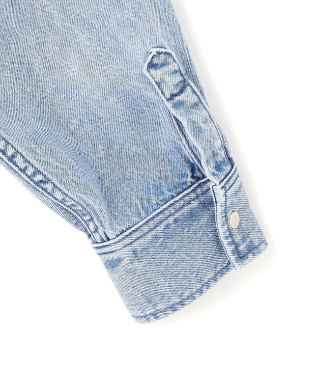 uncrave 【upper hights × uncrave】THE SENSE uncrave デニムシャツ フェザースカイブルー