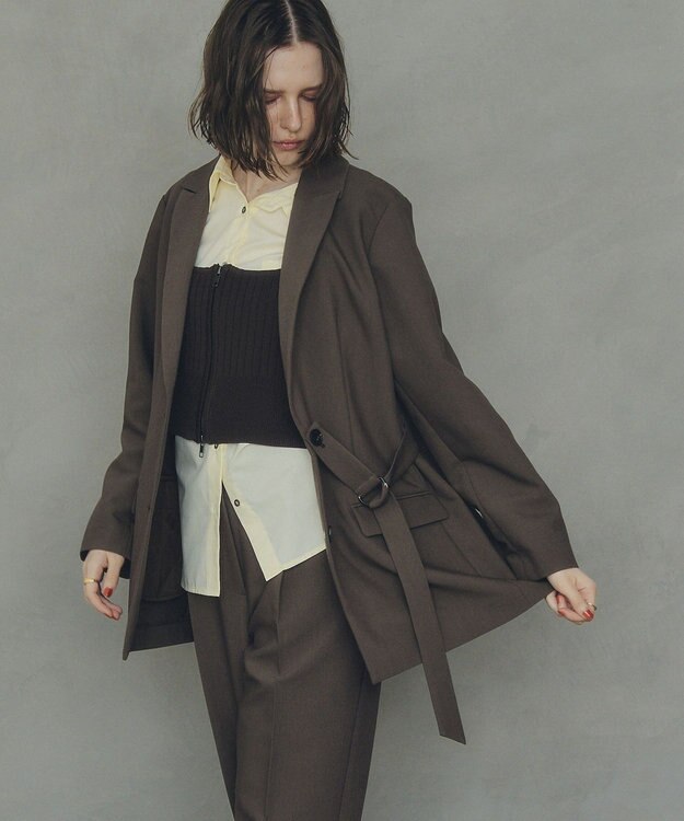 YECCA VECCA ロングシャツ Yellow