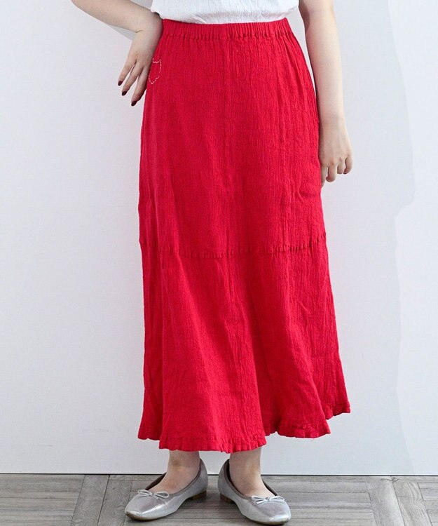 crêprie tsumori chisato creperie SKIRT クレプリ スカート RED