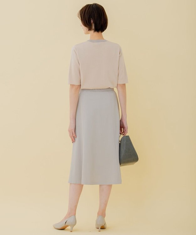 自由区 【XSサイズ～/洗える/セット着用可】シャインハイゲージ プルオーバーニット ピンク系