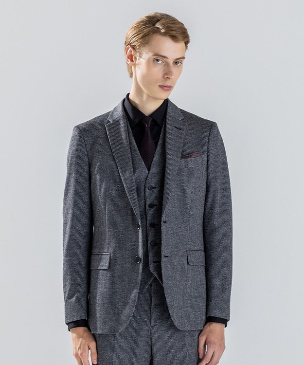 JOSEPH HOMME 【日本製】ペイズリーチーフ ダークブラウン系