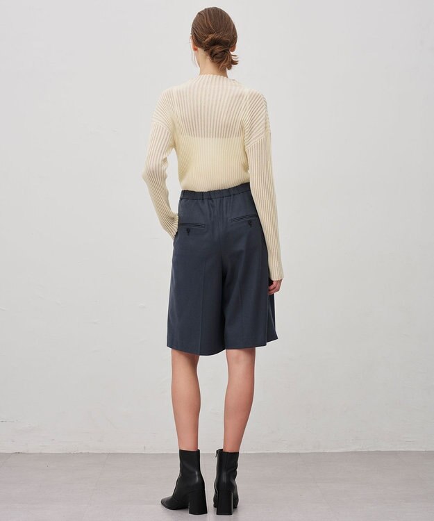 uncrave フランネル バミューダパンツ ブルーグレー