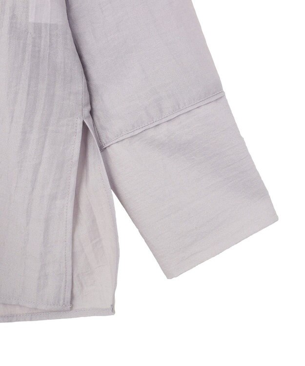 CRAFT STANDARD BOUTIQUE シアーオープンカラーシャツ Light Purple