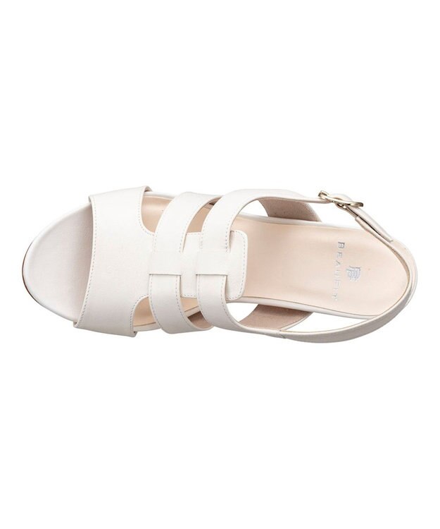 REGAL FOOT COMMUNITY 【ビューフィット】A50Y ウエッジサンダル サンダル アイボリー