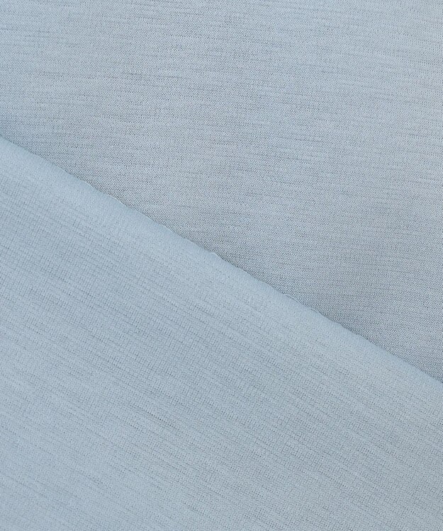 組曲 L 【WEB限定】シルケットポンチフレンチスリーブ カットソー サックスブルー系