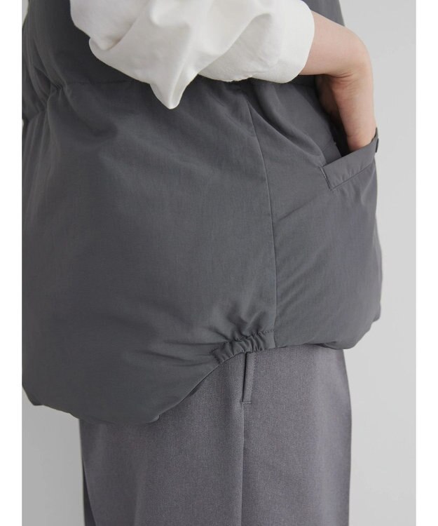 AMERICAN HOLIC キルポカリバーシブルショートベスト Charcoal Gray