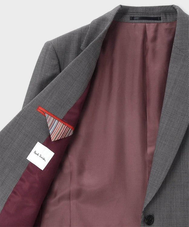 Paul Smith マイクロ ハウンドトゥース ジャケット グレー
