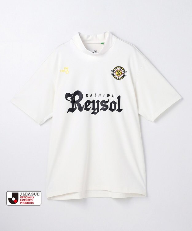PW CIRCULUS 【UNISEX】J.LEAGUE モックネック J1所属の20クラブコラボ ゴルフ 柏レイソル