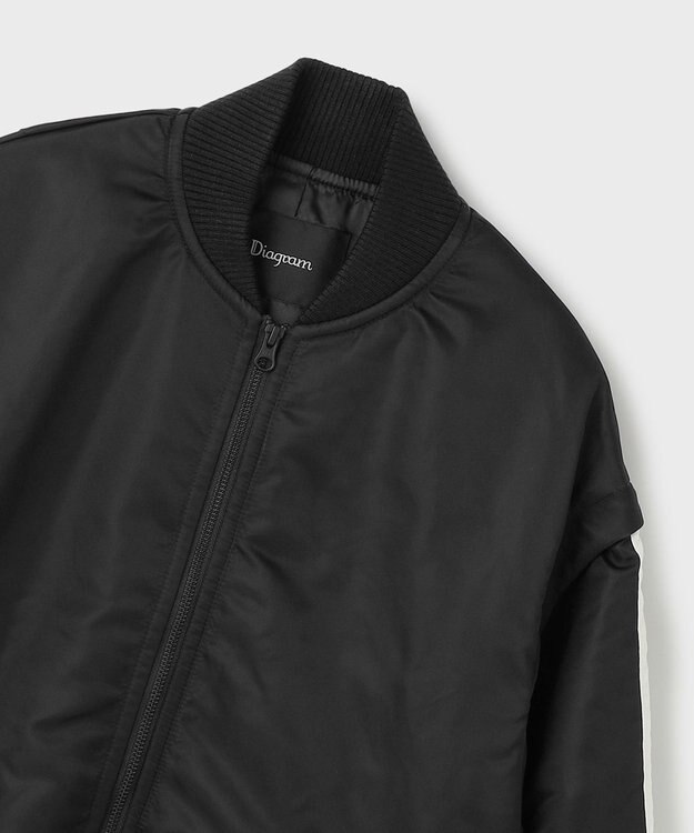 GRACE CONTINENTAL ミリタリー2wayジャケット ブラック