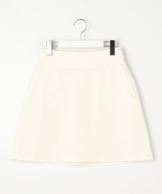 23区GOLF 【WOMEN】【ストレッチ】トリコットジャージ  フレアスカート ホワイト系